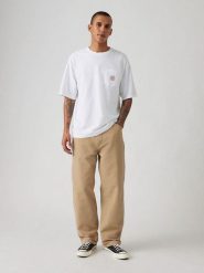 Levi's Dżinsy "568" - Loose fit - w kolorze beżowym rozmiar: W33/L34. Brązowe jeansy Levi's®, l. Za 224.95 zł.