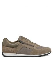 Geox Sneakersy U Ionio U55DZB 02211 C1018 Szary. Szare buty sportowe casual Geox, bez wzorów, ze skóry, bez zapięcia. Za 379.99 zł.