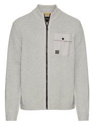 Camel Active Kardigan w kolorze szarym rozmiar: 6XL. Szare swetry rozpinane Camel Active, xl, bez wzorów, z bawełny, bez kołnierzyka, bez ramiączek. Za 261.05 zł.