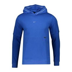 Bluza sportowa męska Nike NK Strike 22 PO Hoody M. Białe bluzy z kapturem Nike, m, bez wzorów, z bawełny, z kapturem. Za 340.05 zł.
