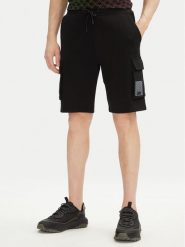 KARL LAGERFELD Szorty sportowe 705402 552917 Czarny Regular Fit. Czarne krótkie spodenki sportowe KARL LAGERFELD, m, bez wzorów, z bawełny. Za 529.99 zł.