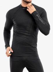 Bluza termoaktywna męska Brubeck Thermo Wool by Pustelnik. Szare bielizna termoaktywna Brubeck, m, bez wzorów, z dzianiny, bez ramiączek, narciarskie. Za 268.39 zł.