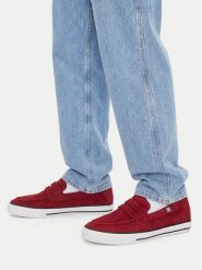 DC Shoes Tenisówki EO-LEA-ZL-D107 Bordowy. Czerwone trampki DC Shoes, m, bez wzorów, bez zapięcia. Za 279.99 zł.