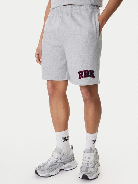 Reebok Szorty sportowe Braddish RK25559CCM Szary Relaxed Fit. Szare krótkie spodenki sportowe Reebok, l, bez wzorów, z bawełny. Za 133.99 zł.
