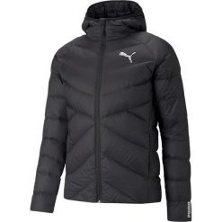 Kurtka piłkarska puchowa męska Puma PWRWarm packLITE HD 600 Down. Czarne kurtki Puma, m, bez wzorów, z puchu, bez kaptura. Za 362.99 zł.