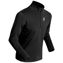 Koszulka termoaktywna pół-zip Daehlie Sportswear Pace. Czarne bielizna termoaktywna DAEHLIE, m, bez wzorów, bez ramiączek, narciarskie. Za 499.00 zł.