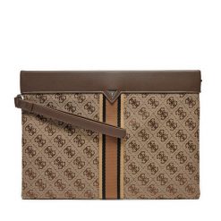 Saszetka Guess. Brązowe saszetki i nerki Guess, z aplikacjami. Za 279.99 zł.