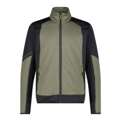 Kurtka polarowa CMP Grid Tech. Zielone kurtki CMP, m, bez wzorów, z polaru, trekkingowe. Za 308.60 zł.