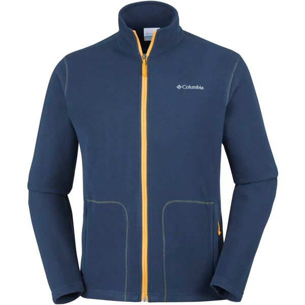 Polar turystyczny męski Columbia Fast Trek Light. Niebieskie bluzy z polaru Columbia, m, bez wzorów, z polaru, bez kaptura. Za 190.70 zł.