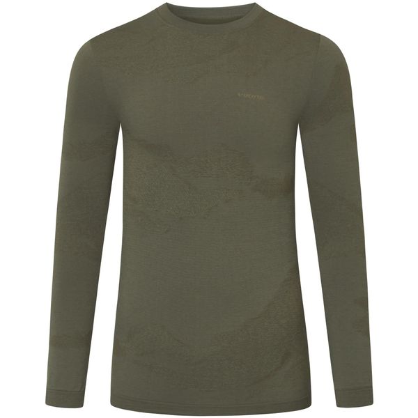 Bielizna męska VIKING Gasher Merino Man Longsleeve. Zielona bielizna termoaktywna MERINO TECH, l, bez wzorów, z materiału, bez ramiączek, trekkingowe. Za 259.90 zł.