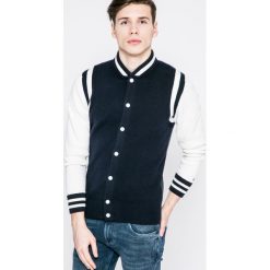 Tommy Hilfiger - Kardigan Jamieson. Szare swetry rozpinane marki Tommy Hilfiger, z bawełny, z krótkim rękawem. W wyprzedaży za 359.90 zł.