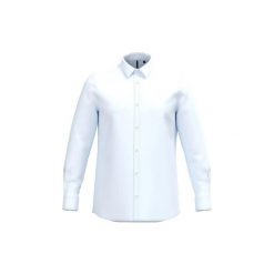 Koszula popelinowa z polcottonu bez kieszeni Kariban Collection Corporate. Białe koszule KARIBAN, xl, bez wzorów, z bawełny, bez kołnierzyka, bez ramiączek. Za 141.50 zł.