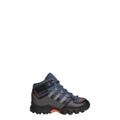 Buty Terrex Mid GORE-TEX Hiking. Brązowe buty trekkingowe Adidas, na zimę, bez wzorów, z gore-texu, bez zapięcia. W wyprzedaży za 303.20 zł.