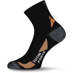 Skarpety funkcyjne RTF. Czarne skarpetki sportowe LASTING, bez wzorów, z elastanu. Za 83.15 zł.