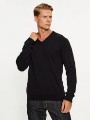 United Colors Of Benetton Sweter 1002U4407 Czarny Regular Fit. Czarne swetry rozpinane United Colors Of Benetton, m, bez wzorów, z wełny, bez kołnierzyka, bez ramiączek. Za 279.99 zł.