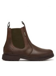 Barbour Sztyblety Hae Chelsea Boot MFO0815BR99 Brązowy ciemny. Brązowe botki sznurowane Barbour, bez wzorów, ze skóry, bez obcasa, bez zapięcia. Za 834.99 zł.