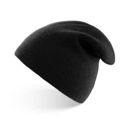 Czapka męska zimowa PAOLO PERUZZI BR-04-BL czarna. Czarne czapki zimowe ROVICKY, bez wzorów, z materiału. Za 39.99 zł.