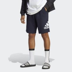 Szorty Essentials Big Logo French Terry. Białe szorty Adidas, s, bez wzorów, sportowe. Za 119.00 zł.