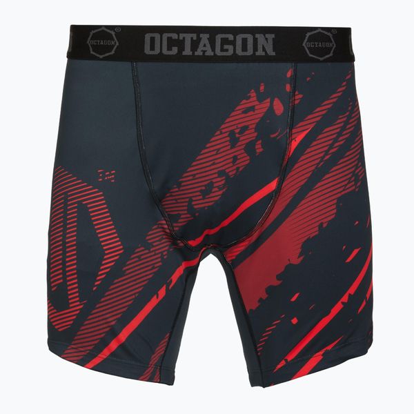 Spodenki treningowe męskie Octagon Legion Escape. Czarne krótkie spodenki sportowe OCTAGON, m, bez wzorów, z elastanu. Za 159.99 zł.