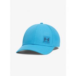 Czapka z daszkiem Under Armour Iso-Chill Armourvent Adjustable Cap. Niebieskie czapki z daszkiem Under Armour, bez wzorów. Za 101.99 zł.