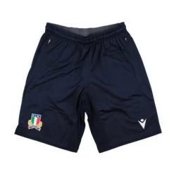Szorty treningowe Italy 2023. Niebieskie krótkie spodenki sportowe Macron, bez wzorów. Za 262.00 zł.