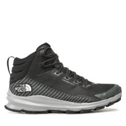 Trekkingi The North Face. Czarne botki sznurowane The North Face, bez wzorów, bez obcasa, bez zapięcia. Za 459.99 zł.