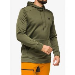 Bluza z kapturem męska Under Armour UA Armour Fleece Hoodie. Zielone bluzy Under Armour, m, bez wzorów, z kapturem. Za 198.99 zł.
