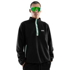 Bluza z grubego polaru męska Stowe. Czarne bluzy z polaru SIROKO, m, bez wzorów, z polaru, bez kaptura. W wyprzedaży za 191.00 zł.