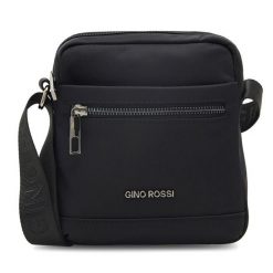 Saszetka GINO ROSSI. Czarne saszetki i nerki Gino Rossi, bez wzorów. Za 99.99 zł.