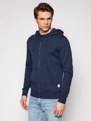 Jack&Jones Bluza Basic 12181901 Granatowy Regular Fit. Niebieskie bluzy Jack&Jones, m, bez wzorów, z bawełny, bez kaptura. Za 189.99 zł.