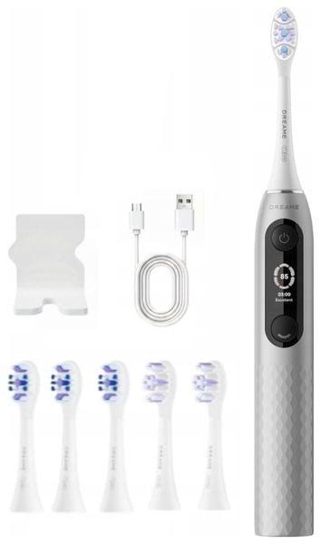 Szczoteczka soniczna Dreame E10F Set Srebrna. Szczoteczki elektryczne Dreame. Za 339.00 zł.