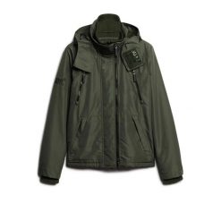 Kurtka wodoodporna Superdry Mountain. Zielone kurtki Superdry, xl, bez wzorów, z bawełny, bez kaptura. Za 483.20 zł.