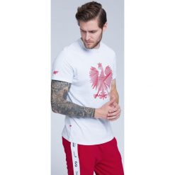Koszulka kibica męska TSM500 - biały. T-shirty marki 4F. Za 69.99 zł.