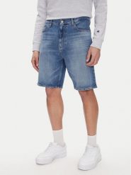 Tommy Jeans Szorty jeansowe Isaac DM0DM20952 Niebieski Relaxed Fit. Niebieskie szorty Tommy Jeans, m, bez wzorów, z bawełny. Za 209.99 zł.
