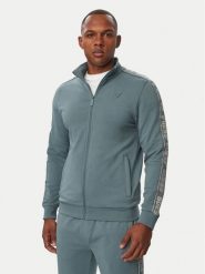 Guess Bluza Z2YQ12 K6ZS1 Niebieski Regular Fit. Niebieskie bluzy Guess, m, z aplikacjami, z bawełny, bez kaptura. Za 394.99 zł.