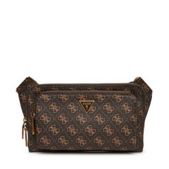 Saszetka nerka Guess. Brązowe saszetki i nerki Guess, z aplikacjami. Za 489.99 zł.