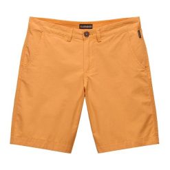 Spodenki męskie Napapijri Nakuru 6. Brązowe szorty Napapijri, m, bez wzorów, sportowe. Za 209.99 zł.