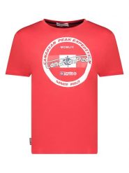 Canadian Peak Koszulka "Jariseak" w kolorze czerwonym rozmiar: M. Czerwone bezrękawniki Canadian Peak, m, bez wzorów, z bawełny, bez kołnierzyka, bez ramiączek. Za 60.99 zł.