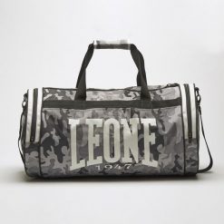 Torba treningowa Leone Mimetic. Szare torby na ramię LEONE 1947, bez wzorów, z materiału, na ramię, duże, bez dodatków. Za 239.00 zł.