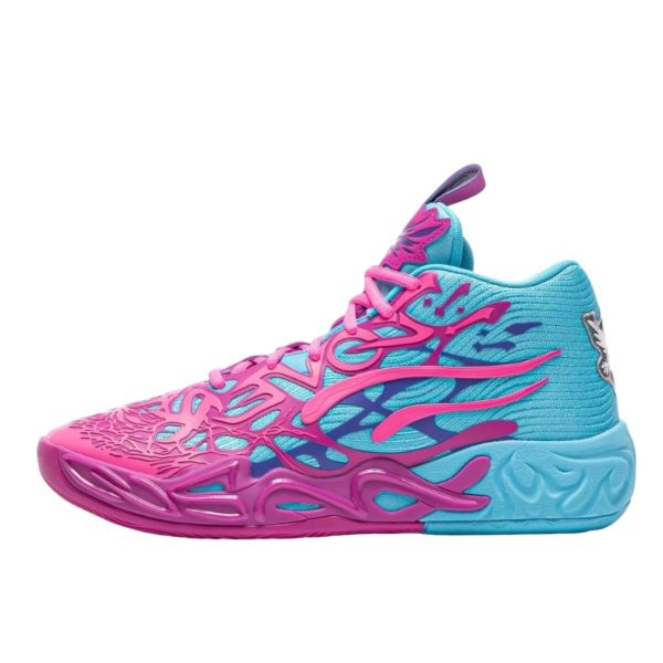 Puma LaMelo Ball MB.04 Iridescent. Czerwone buty do koszykówki Puma, bez zapięcia, do koszykówki. Za 885.40 zł.