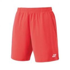 Spodnie badminton męskie Yonex Tournament 2024. Czerwone szorty YONEX, l, bez wzorów, z materiału, sportowe. Za 363.00 zł.