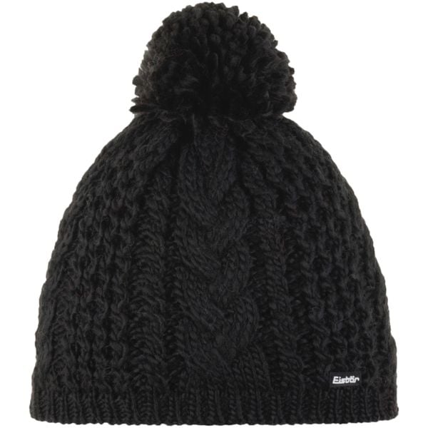Czapka Eisbar Afra Pompon MÜ. Czarne czapki zimowe Eisbar, bez wzorów, z wełny. Za 151.00 zł.