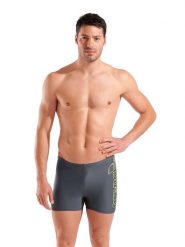 Arena Kąpielówki w kolorze antracytowym rozmiar: 4. Szare kąpielówki Arena, bez wzorów, z materiału. Za 53.17 zł.