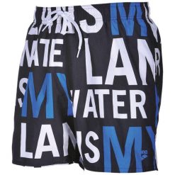 Spodenki męskie Arena Manifesto Boxer na plażę. Czarne szorty Arena, m, bez wzorów, z materiału. Za 149.99 zł.