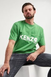 T-shirt męski KENZO. T-shirty KENZO, l, bez wzorów, bez kołnierzyka, bez ramiączek. W wyprzedaży za 649.35 zł.