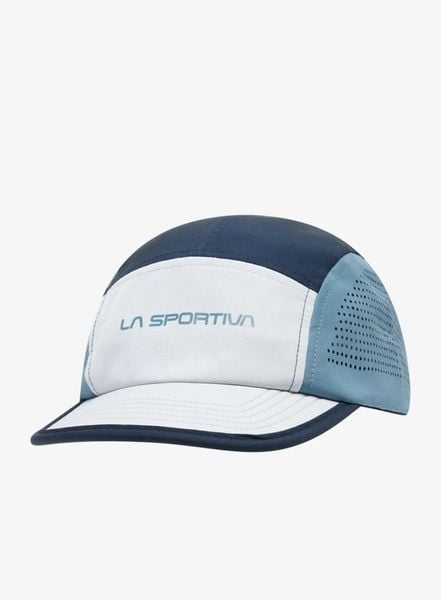 Czapka z daszkiem do biegania La Sportiva Skyline Cap. Niebieskie czapki z daszkiem La Sportiva, bez wzorów, z materiału. Za 159.49 zł.