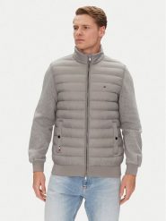 Tommy Hilfiger Kurtka przejściowa MW0MW37461 Szary Regular Fit. Szare kurtki Tommy Hilfiger, m, bez wzorów, z syntetyku, bez kaptura. Za 719.99 zł.
