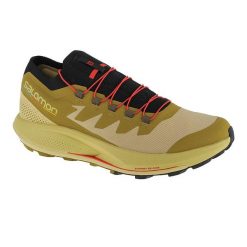Męskie Buty Treningowe Pulsar Trail Pro 2. Zielone buty treningowe Salomon, bez wzorów, bez zapięcia. Za 675.99 zł.