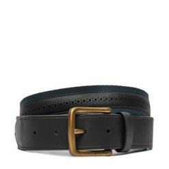 Pasek Męski Tommy Hilfiger. Niebieskie paski Tommy Hilfiger, bez wzorów. Za 169.99 zł.