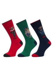 Polo Ralph Lauren Skarpety długie 449P22357001 Kolorowy. Skarpety Polo Ralph Lauren, bez wzorów, z bawełny. Za 269.99 zł.